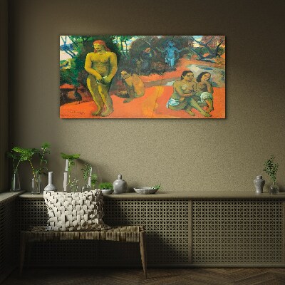 Te Pape Nave Nave Paul Gauguin Glass Wall Art