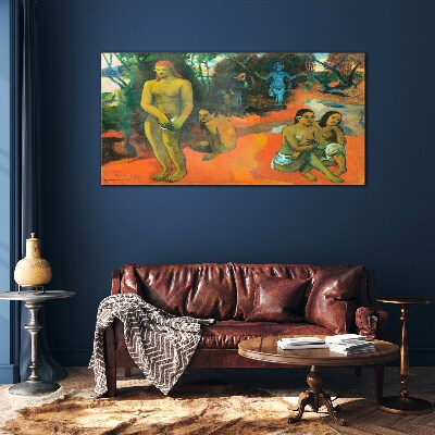 Te Pape Nave Nave Paul Gauguin Glass Wall Art