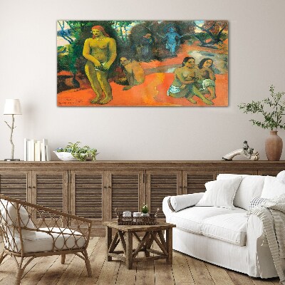 Te Pape Nave Nave Paul Gauguin Glass Wall Art