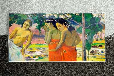 Tropical beauty Glass Wall Art