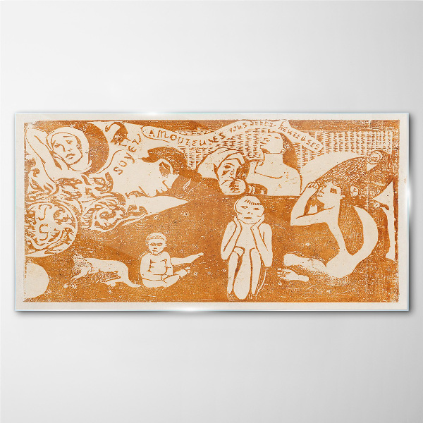Reflections on Human Existence Glass Wall Art