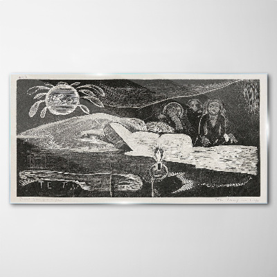 Te Po - Ralph Hotere Glass Wall Art