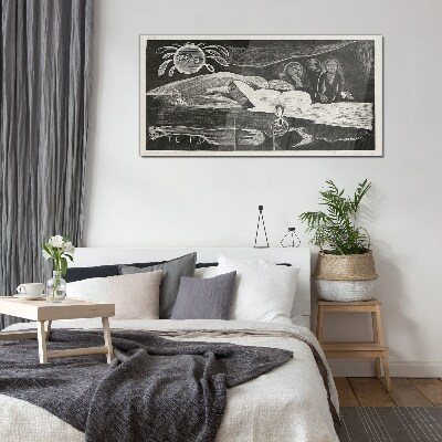 Te Po - Ralph Hotere Glass Wall Art