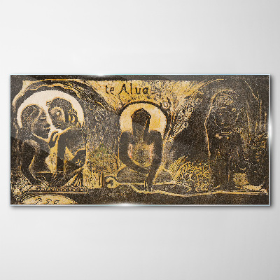 Love and spirituality in art Glass Wall Art