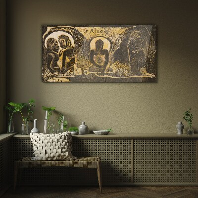 Love and spirituality in art Glass Wall Art