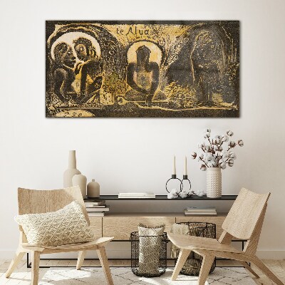Love and spirituality in art Glass Wall Art