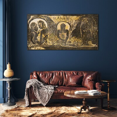 Love and spirituality in art Glass Wall Art