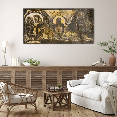 Love and spirituality in art Glass Wall Art