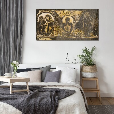 Love and spirituality in art Glass Wall Art