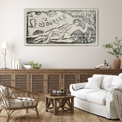Smile in motion Glass Wall Art