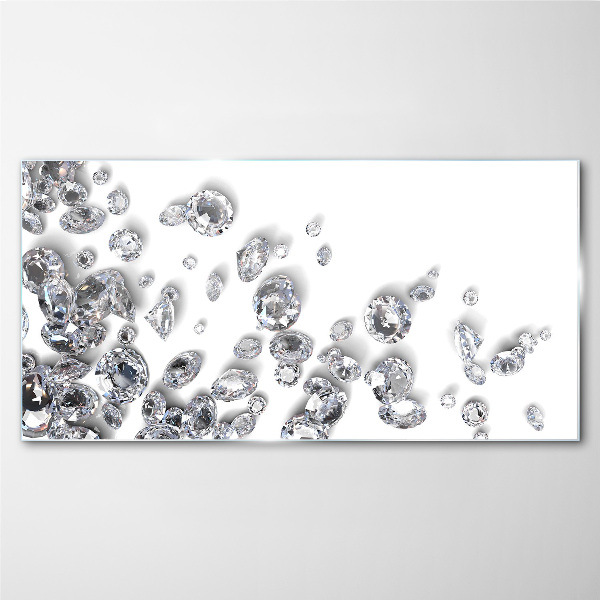 Crystal Rain of Shine Glass Wall Art