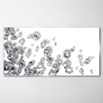 Crystal Rain of Shine Glass Wall Art
