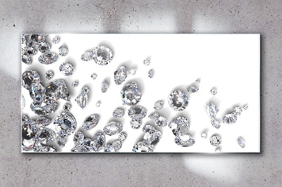 Crystal Rain of Shine Glass Wall Art