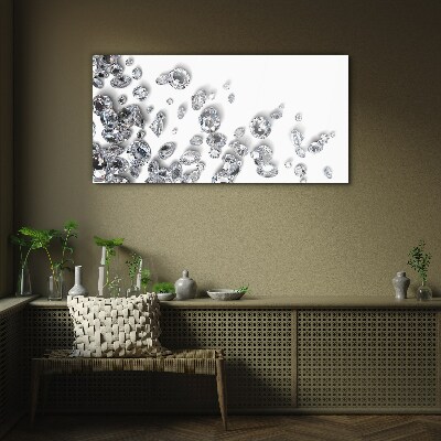 Crystal Rain of Shine Glass Wall Art