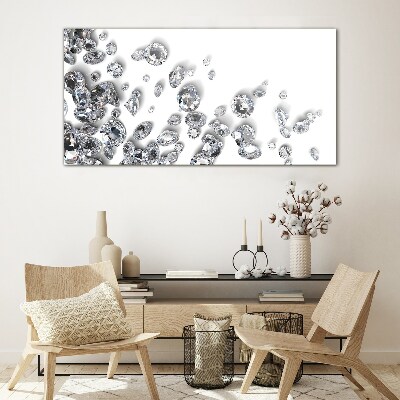 Crystal Rain of Shine Glass Wall Art