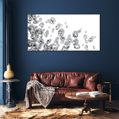 Crystal Rain of Shine Glass Wall Art
