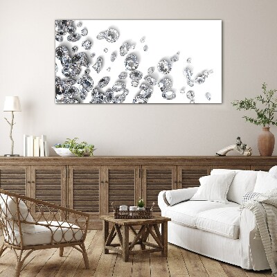 Crystal Rain of Shine Glass Wall Art