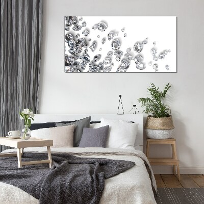 Crystal Rain of Shine Glass Wall Art
