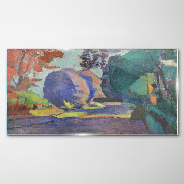 Luxembourg Gardens Henri Matisse Glass Wall Art