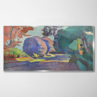 Luxembourg Gardens Henri Matisse Glass Wall Art
