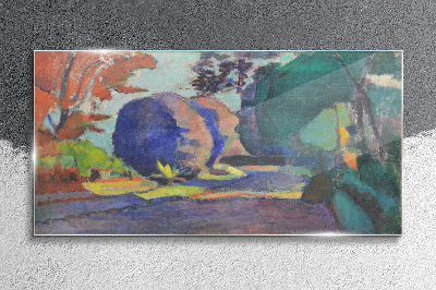 Luxembourg Gardens Henri Matisse Glass Wall Art
