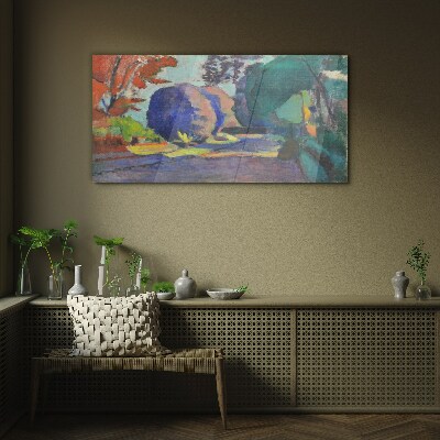 Luxembourg Gardens Henri Matisse Glass Wall Art