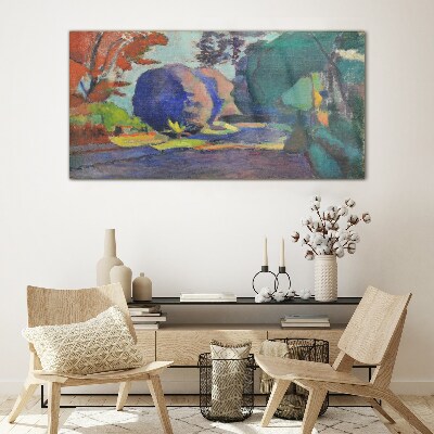 Luxembourg Gardens Henri Matisse Glass Wall Art