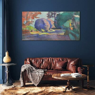Luxembourg Gardens Henri Matisse Glass Wall Art