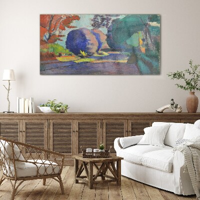 Luxembourg Gardens Henri Matisse Glass Wall Art