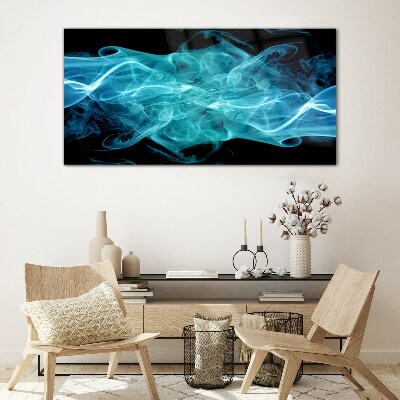 Abstract Glass Wall Art