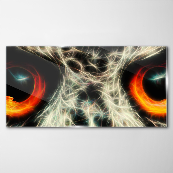 Eyes of Fire and Mystery Glass Wall Art
