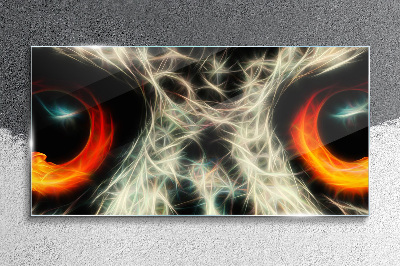 Eyes of Fire and Mystery Glass Wall Art