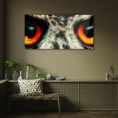 Eyes of Fire and Mystery Glass Wall Art
