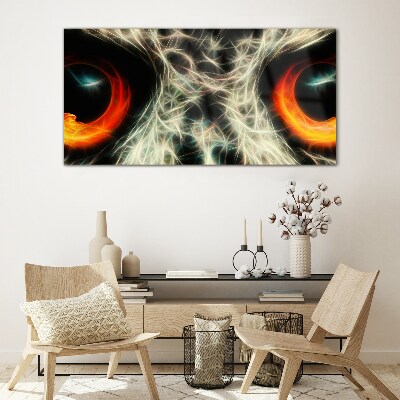 Eyes of Fire and Mystery Glass Wall Art