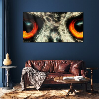 Eyes of Fire and Mystery Glass Wall Art