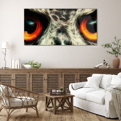 Eyes of Fire and Mystery Glass Wall Art