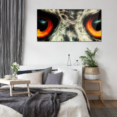 Eyes of Fire and Mystery Glass Wall Art