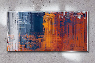 Dynamic shades of abstraction Glass Wall Art