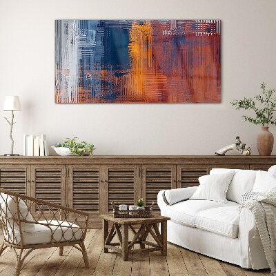 Dynamic shades of abstraction Glass Wall Art