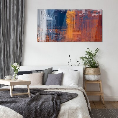 Dynamic shades of abstraction Glass Wall Art
