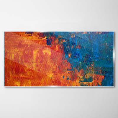 Sunset colors Glass Wall Art