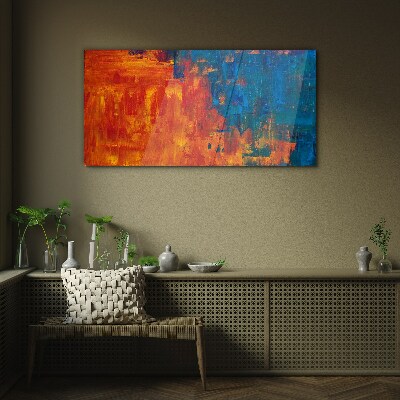 Sunset colors Glass Wall Art