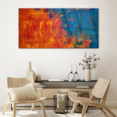 Modern abstract Glass Wall Art