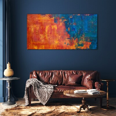 Sunset colors Glass Wall Art