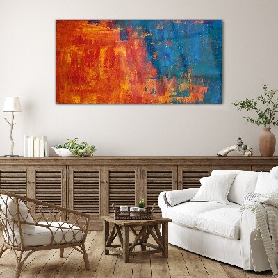 Sunset colors Glass Wall Art