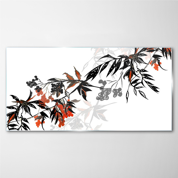 An elegant plant composition Glass Wall Art