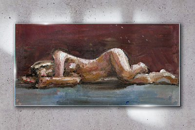 An intimate moment Glass Wall Art