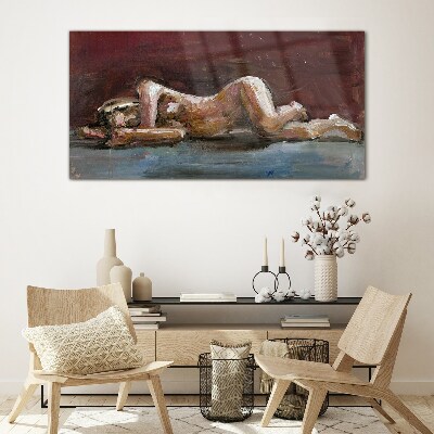 An intimate moment Glass Wall Art