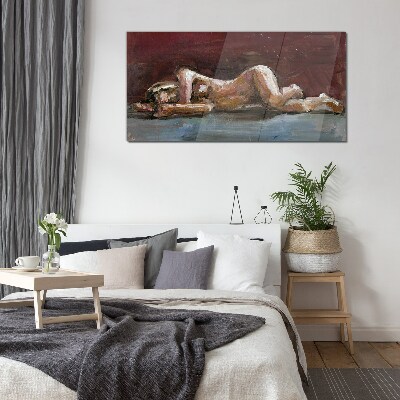 An intimate moment Glass Wall Art