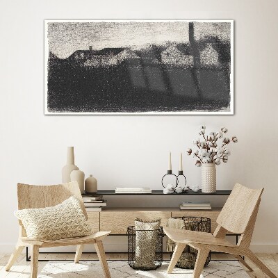 The calm before the storm Glass Wall Art